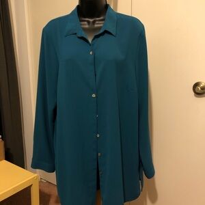J. Jill Deep Teal Blouse